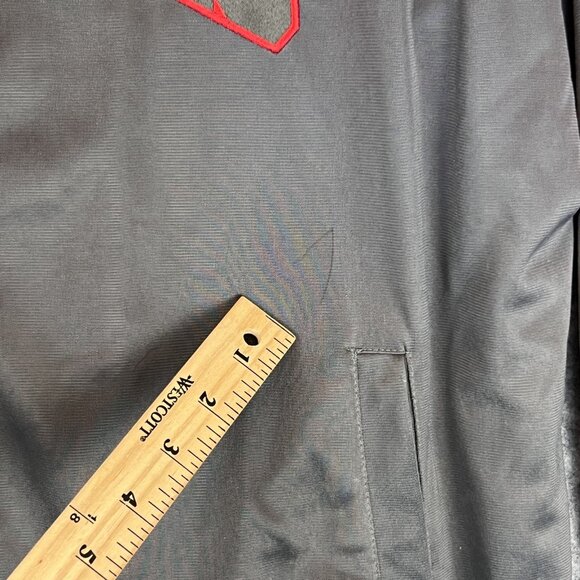 Chicago Bulls Mens XLT Jacket NBA Basketball Fleece Lined Full Zip Majestic - Picture 10 of 12